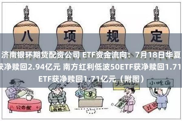 济南银环期货配资公司 ETF资金流向：7月18日华夏科创50ETF获净赎回2.94亿元 南方红利低波50ETF获净赎回1.71亿元（附图）