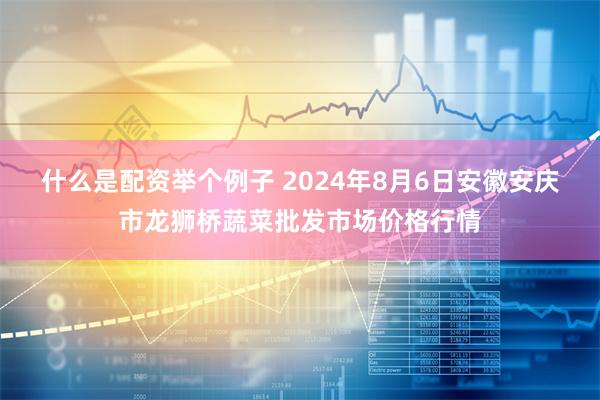 什么是配资举个例子 2024年8月6日安徽安庆市龙狮桥蔬菜批发市场价格行情