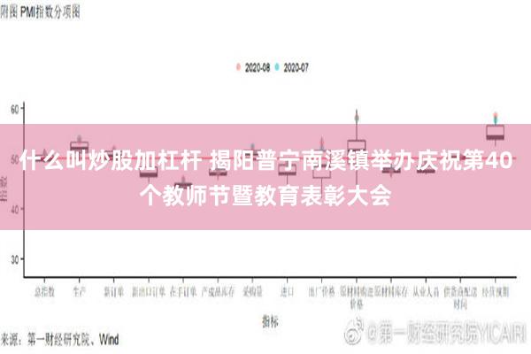 什么叫炒股加杠杆 揭阳普宁南溪镇举办庆祝第40个教师节暨教育表彰大会